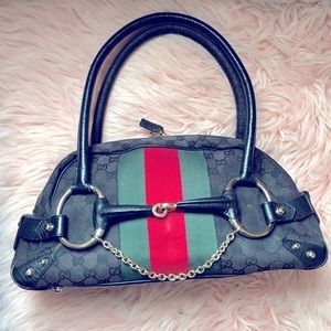 Gucci Horsebit Boston Bag